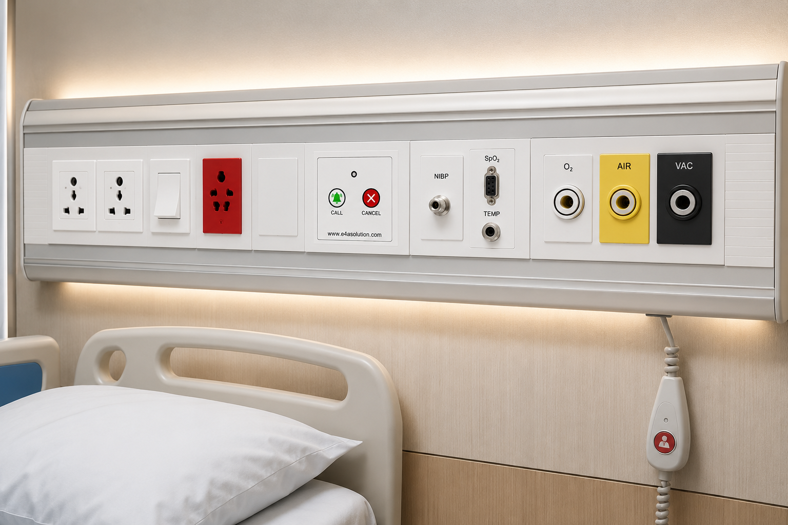 Panel mounted device placeholder